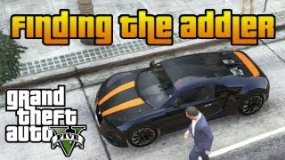 GTA 5 Secret Car quotAddlerquot Bugatti Veyron Location GTAV [upl. by Teria930]