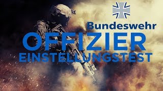 OFFIZIER WERDEN  Bundeswehr Offizier Eignungstest  Auswahlverfahren [upl. by Nelsen]