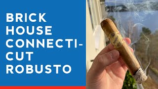 Brick House Connecticut Robusto Review [upl. by Ashli977]