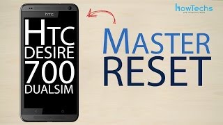 HTC Desire 700 dual sim  How to master reset [upl. by Ardnnaed]