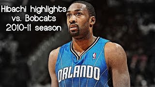 Gilbert Arenas 25 pts 2 ast amp 2 reb NBA RS 20102011  Orlando Magic vs Charlotte Bobcats [upl. by Euqinemod]