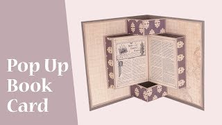 Pop Up Book Card Tutorial [upl. by Kazue]