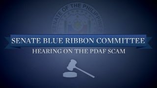 Livestream Senate Blue Ribbon Committee Hearing on P10 billion PDAF scam Sept 12 2013 [upl. by Aremaj254]