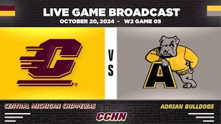 102024 W2 Central Michigan Chippewas at Adrian Bulldogs [upl. by Tavie991]