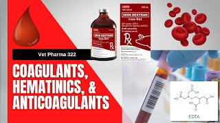 VET PHARMA 2  Coagulants Hematinics amp Anticoagulants  Module 17 Student Output [upl. by Bellew]