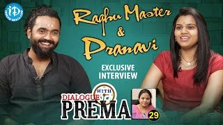 Raghu Master amp Pranavi Exclusive Interview  Dialogue With Prema  Celebration Of Life 29  352 [upl. by Llenod34]