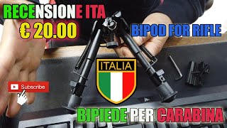 bipiede per fucile RECENSIONE ITA bipod for rifle [upl. by Asil]