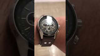 Fossil Mens Brown Leather Strap Watch  CH2891  shorts fossil watch [upl. by Marler]