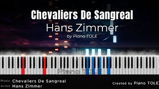 Hans Zimmer  Chevaliers De Sangreal  Piano version created by Piano TOLE [upl. by Ayres768]