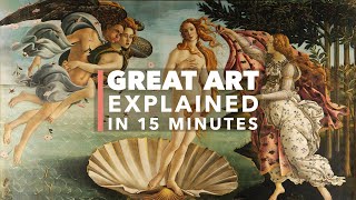 The Birth of Venus by Botticelli Great Art Explained [upl. by Aihset]