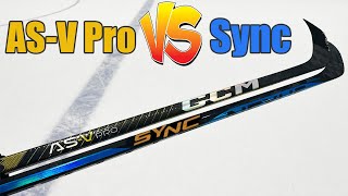 CCM Super Tacks ASV Pro vs Bauer Nexus SYNC Hockey Stick Review  Which stick should you buy [upl. by Yl]