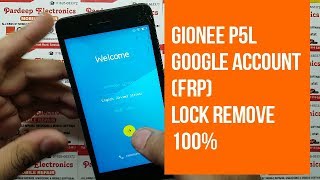 gionee p5L google account frp lock remove 100  Pardeep Electronics [upl. by Yendys]