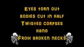 Cannibal Corpse Innards Decay Lyric Video [upl. by Otsirave]