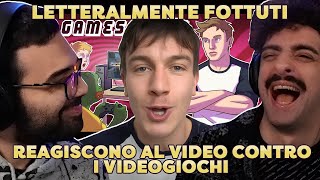 DARIO MOCCIA e MARIO REAGISCONO LETTERALMENTE al FOTTUTO VIDEO CONTRO i VIDEOGIOCHI [upl. by Leroj]