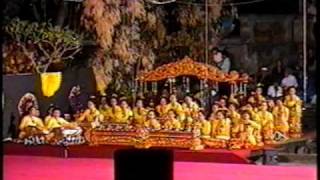 Balinese Gamelan  Kebyar style Bali Arts Festival 1997 [upl. by Vi]