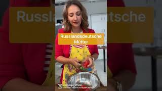 Deutsch vs Russlandsdeutsch Gemüse schneiden 🙈😅 [upl. by Annaxor]