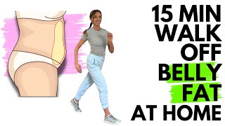 15 Minute Walking Exercises to Lose Belly Fat [upl. by Creath643]