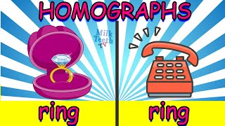 HOMOGRAPHS  Confusing Words with Same Spelling but Different Meaning  List amp Examples [upl. by Strickland767]