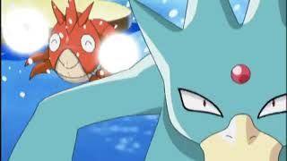 Pokemon Battle Ash Golduck vs Corphish Hoenn League in Hindi [upl. by Winfred]