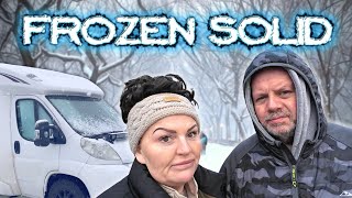 TOO COLD FOR VAN LIFE IN SCOTLAND  Frozen Solid [upl. by Rambort]