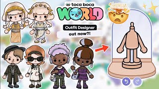 Toca Life World  NEW OUTFIT DESIGNER🤩😍  TOCA BOCA UPDATE [upl. by Eletnahc]