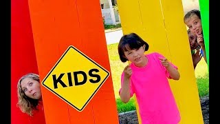 Nursery Rhyme Hide and Seek Song with Sign Post Kids [upl. by Neelon135]