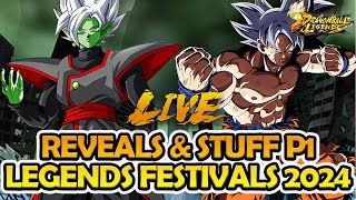 LE LEGENDS FESTIVAL EST LÀ  Reveals And Stuff Legends festival 2024 Dragon Ball Legends [upl. by Hedvig]