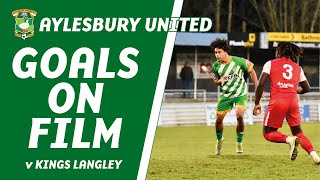 GOALS ON FILM  Aylesbury United 12 Kings Langley  Brayden Daniel scores first goal for the Ducks [upl. by Neersan484]