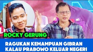 GIBRAN DIRAGUKAN KEMAMPUANNYA PIMPINAN INDONESIA KALAU PRABOWO KELUAR NEGERI [upl. by Acyre]