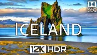 ICELAND 12K HDR Dolby Vision  Relaxation Film With Calming Music BGM Relaxing [upl. by Noterb]