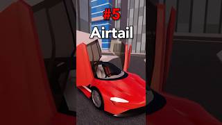 Best Limited Vehicles in Roblox Jailbreak [upl. by Lane]