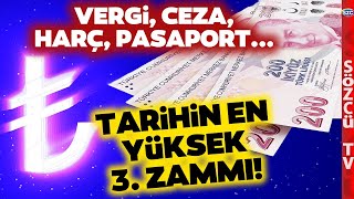 Vergi Ceza Harç Pasaport 2024 Zammı Belli Oldu İşte Yeni Ücretler [upl. by Rodriguez]