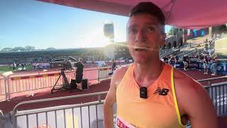 Jake Wightman Talks After 8th Place Finish in the 800m at the Stockholm Diamond League [upl. by Eitsyrk]