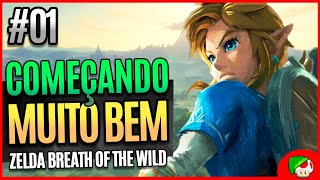 Zelda Breath of the Wild DETONADO 100  Começando Bem Glitch Great Plateau  Calamity Ganon 01 [upl. by Evangelin]