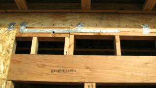 Top Wall Plate Strap Location Can Be Critical  Framing And Home Building [upl. by Strephon]