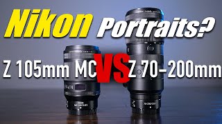 Nikon Z MC 105mm f28 VR S vs Nikon Z 70200mm 28 S Review [upl. by Voletta]