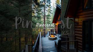 Pinecrest getaways foresthouse pine interiordesign homedecor [upl. by Aliuqet]