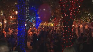 VIDEO Glendale all aglow for Glendale Glitters [upl. by Romie]