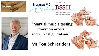 Manual Muscle testing my Ton Schreuders [upl. by Dremann298]