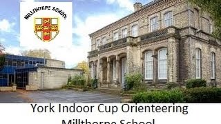 Ebor York Indoor Cup Orienteering  Millthorpe School 29 October 2016 [upl. by Airdnoed]