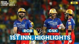 RCB Vs CSK Highlights Chennai Super Kings Need 219 Runs To Win Against Royal Challengers Bengaluru [upl. by Marlow]