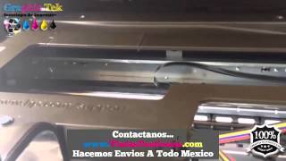 Instalacion Sistema De Tinta Continua Graphic Tek En Impresora HP Officejet 7612 Y 7610 [upl. by Anade]