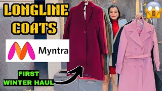 2024 Season 1st Winter Wear LONGLINE OVERCOAT🧥 Haul  Prices are Really Down😱 Must have Coats😍 [upl. by Chesney]