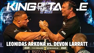 King of the Table 12 Devon Larratt vs Leonidas Arkona Highlights [upl. by Noimad]