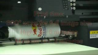 Mimaki UJF3042 Rotary Inkjet Printer [upl. by Reivaz265]