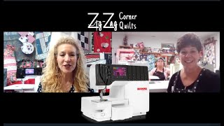 Join us BERNINA L8 Overlocker Welcome Party Sewing techniques amp LOTS OF FUN Serger Sewing [upl. by Asirac]