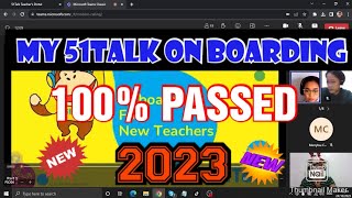 My 51Talk OB 100 PASSED ESL 2023 [upl. by Ainnos]