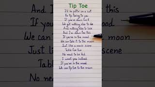 HYBS  Tip Toe Lyrics lyrics shorts [upl. by Eniretac]