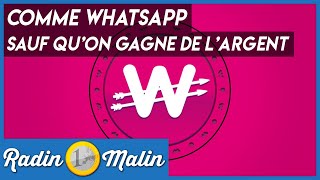 WowApp une appli comme WhatsApp sauf quon gagne de largent 🤑📱 [upl. by Sansbury]