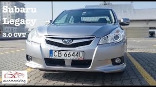 Subaru Legacy 20 CVT 2011  test AMV19 [upl. by Leinoto410]